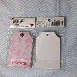🚨 $5 w/Bundle 2+Items 🔥20 Large Angel Tags Heavy Cardstock Cherub Valentine